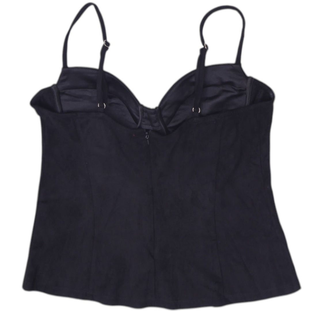 Y2K Ladies Guess Black Strappy Padded Top