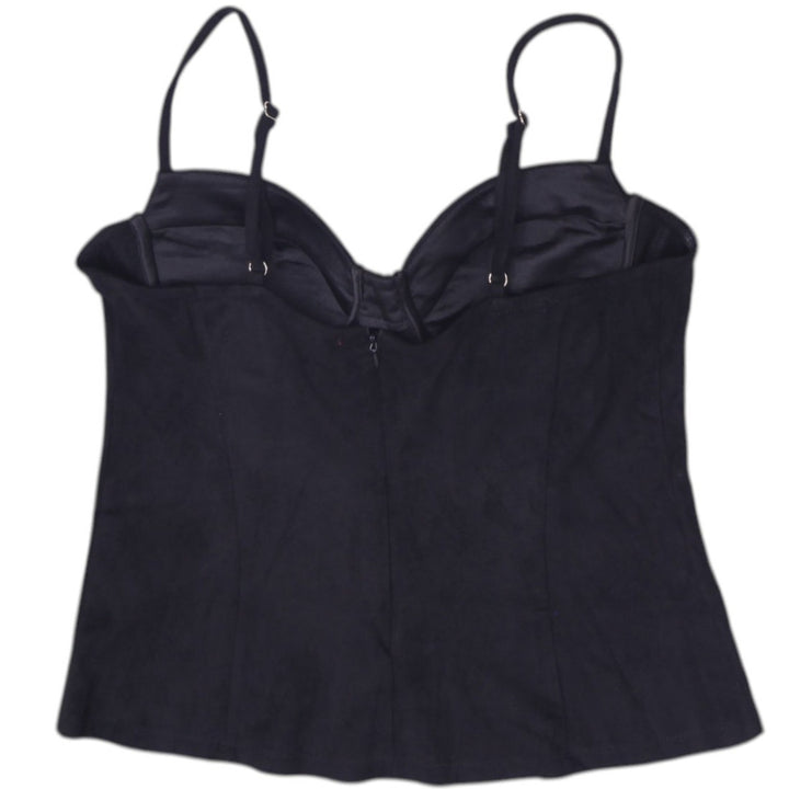 Y2K Ladies Guess Black Strappy Padded Top