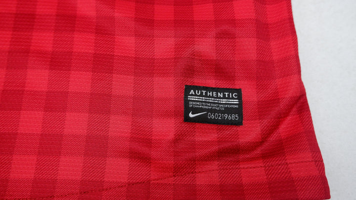 Mens Nike Manchester United Red Short Sleeve Football Shirt 2012/13 Home Jersey