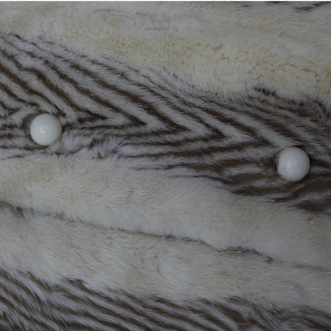 Mid-Century Elegance Authentic Steen & Wright Let-Out genuine  Fur Coat