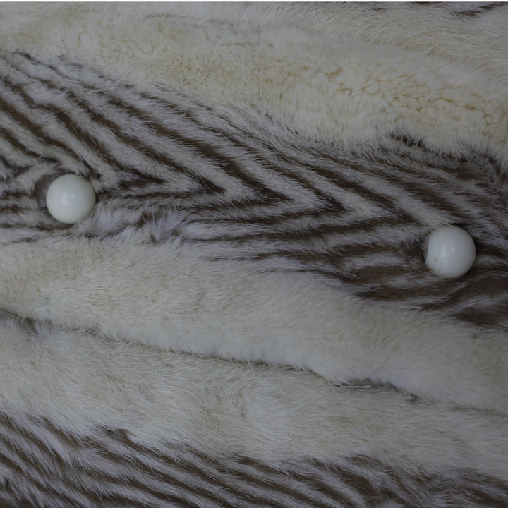 Mid-Century Elegance Authentic Steen & Wright Let-Out genuine  Fur Coat