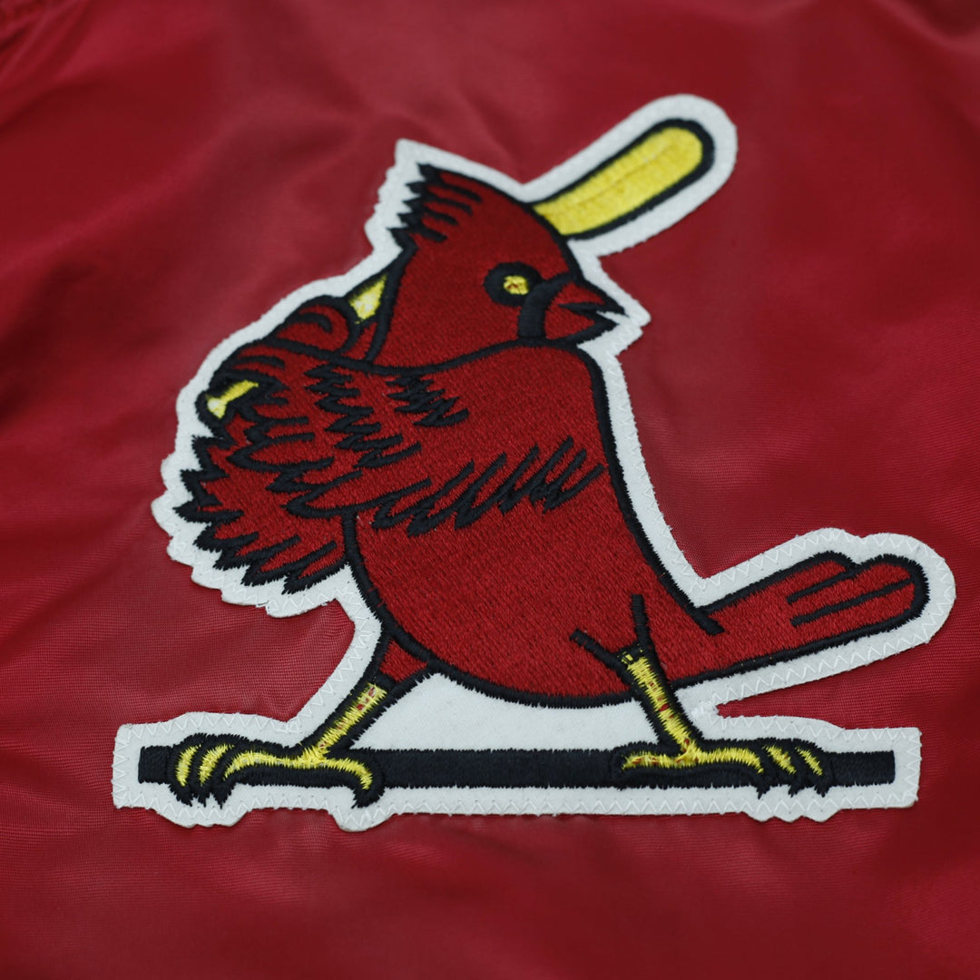 Vintage MLB By Starter St. Louis Cardinals Satin Red Snap Button Jacket L | Migration_Jackets - Alternate Vie | Fashion Rerun