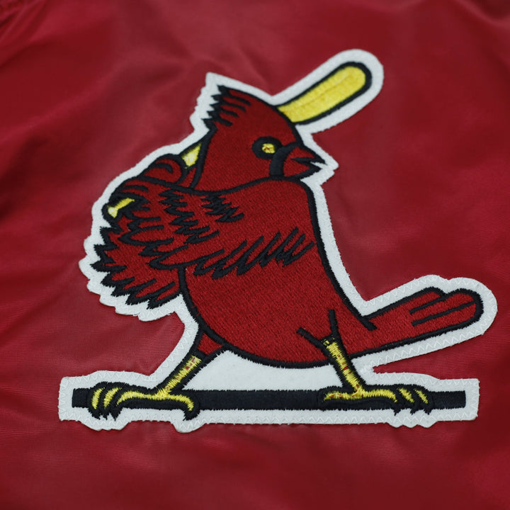 Vintage MLB By Starter St. Louis Cardinals Satin Red Snap Button Jacket L | Migration_Jackets - Alternate Vie | Fashion Rerun