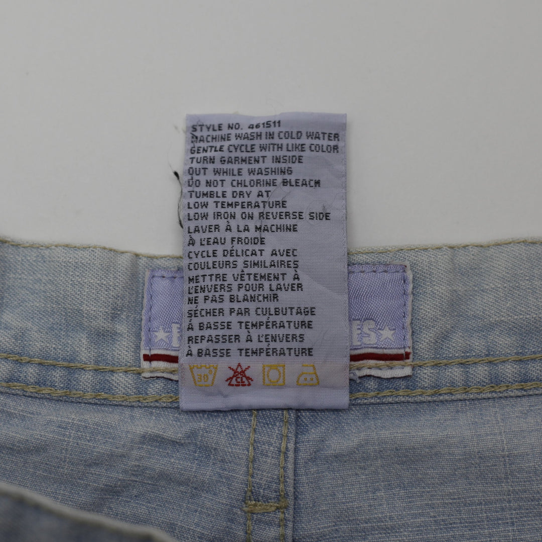 Mens Exec Speed Series Patches Denim Shorts Size 34 | Migration_Shorts - Detail View | Fashion Rerun