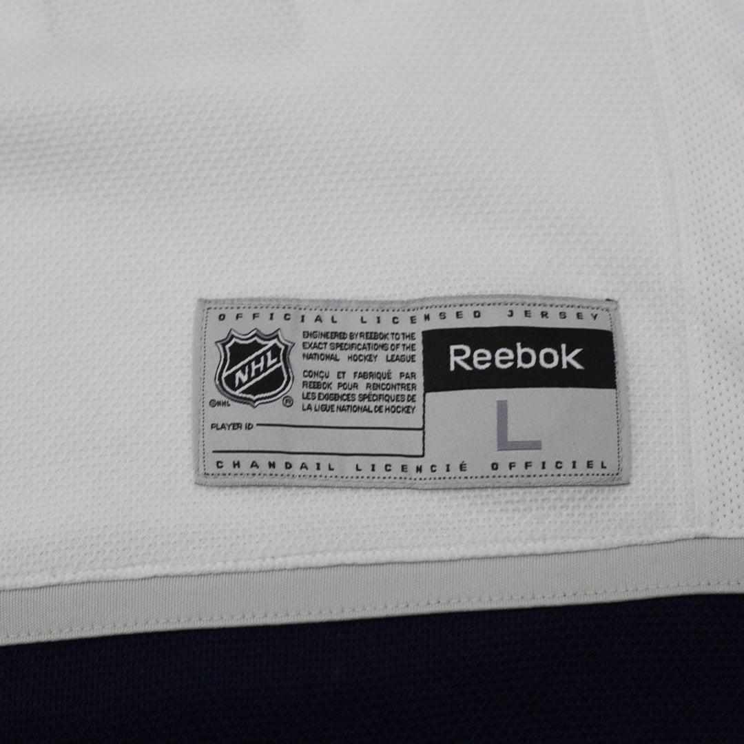 Mens White Reebok Winnipeg Jets Wellwood #13 NHL Hockey Jersey Large