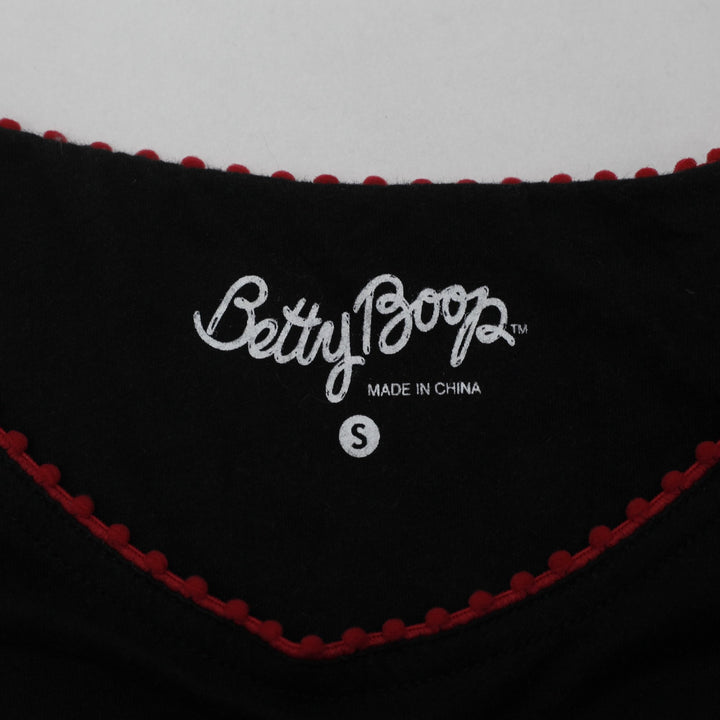 Y2K Ladies Betty Boop Cap Sleeve Graphic Tee Size S