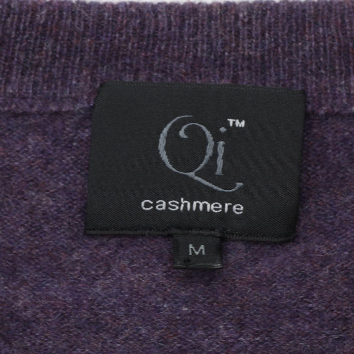 Ladies Qi 100% Cashmere Long Sleeve Sweater