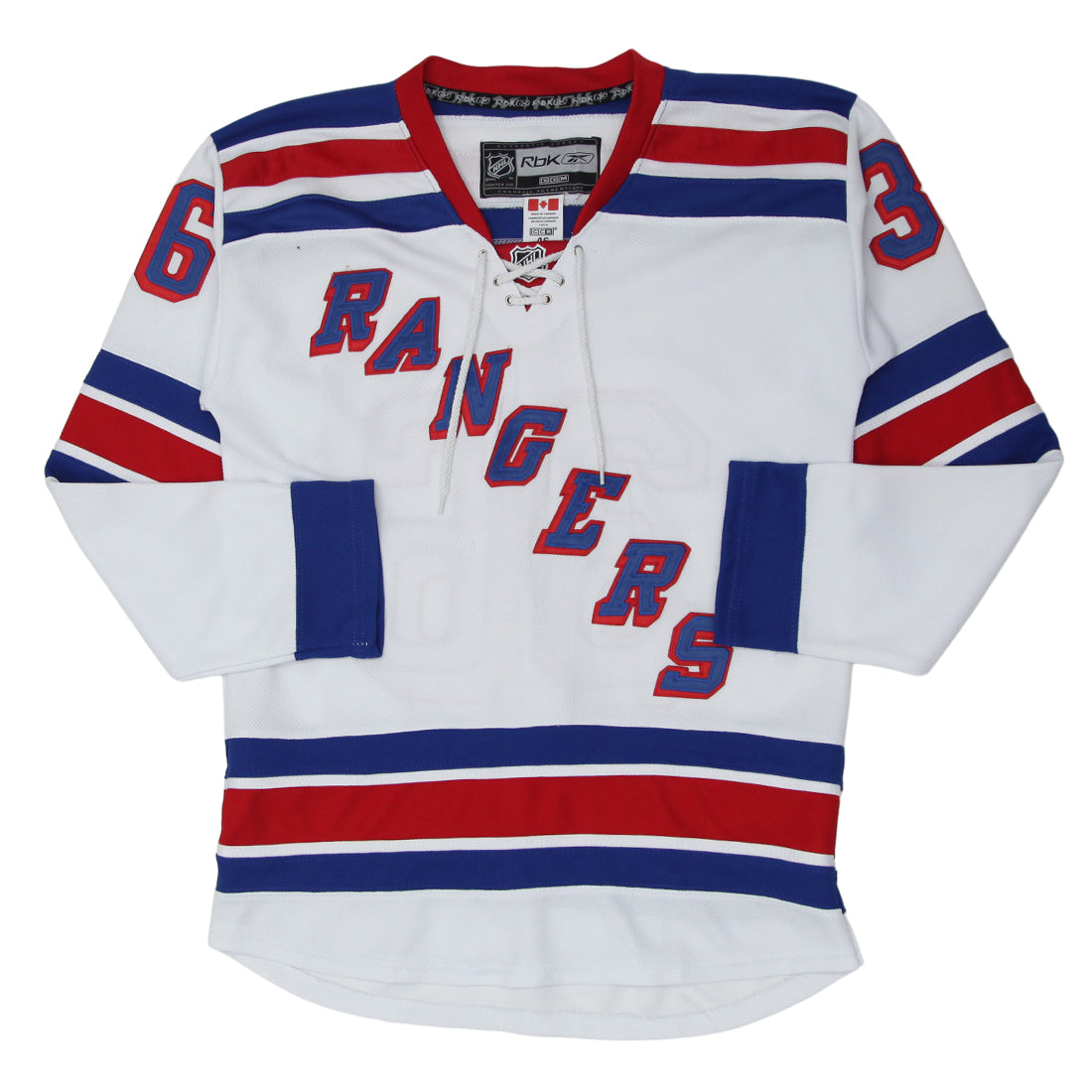 Shop Vintage Reebok CCM Rangers Zuccarello 36 Hockey Jersey
