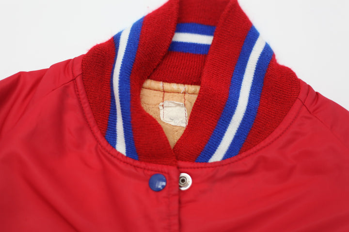 Vintage Mactier Minor Hockey Satin Jacket Ladies - Migration_Jackets - B2G1, Category_Default Category/VINTAGE, Category_Default Category/VINTAGE/WOMEN - back view