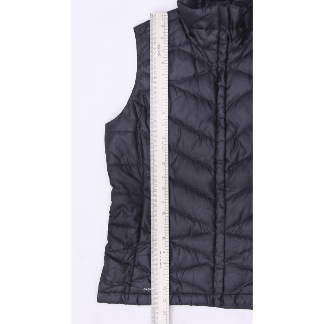 Ladies The North Face 500 Puffer Vest Black Quilted Lightweight S