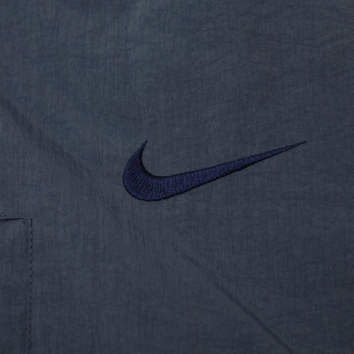 Vintage Nike Puffer Navy Quilted Full Zip Reversible Swoosh Jacket Size M | Migration_Jackets - Alternate Vie | Fashion Rerun
