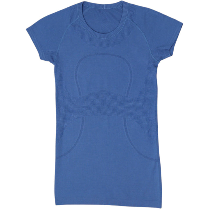 Ladies Lululemon Swiftly Tech Short Sleeve Crewneck Athletic Gym Top