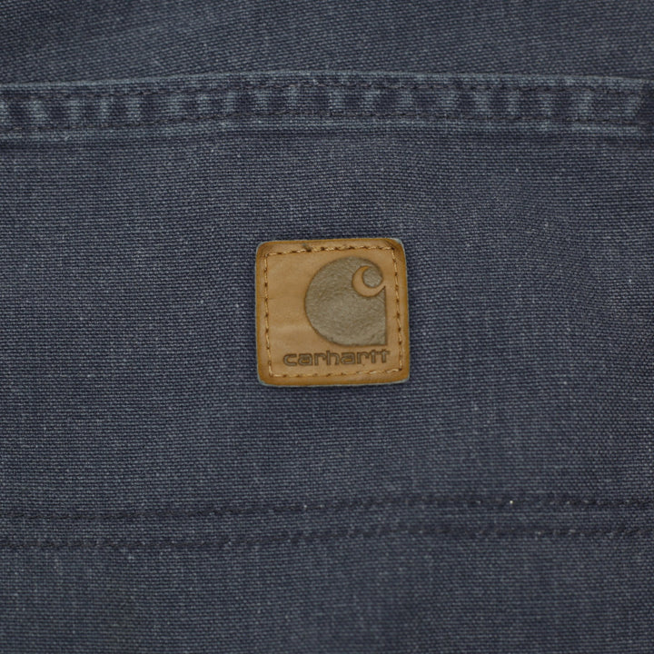 Mens Carhartt B11 Washed Duck Canvas Dungaree Work Pants Size 38/34