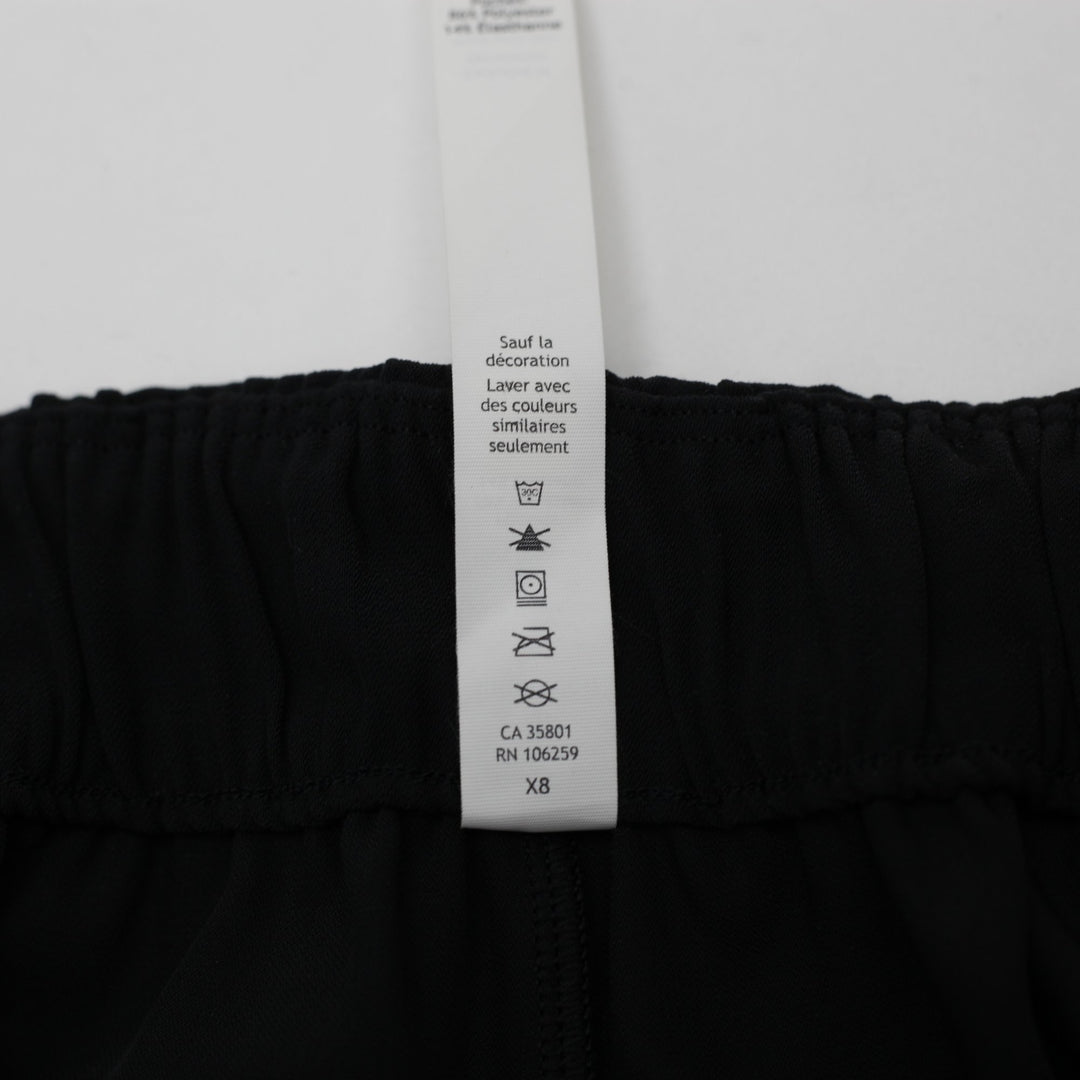 Ladies Lululemon On The Fly Wide Leg Cropped Woven Travel Trousers Culottes