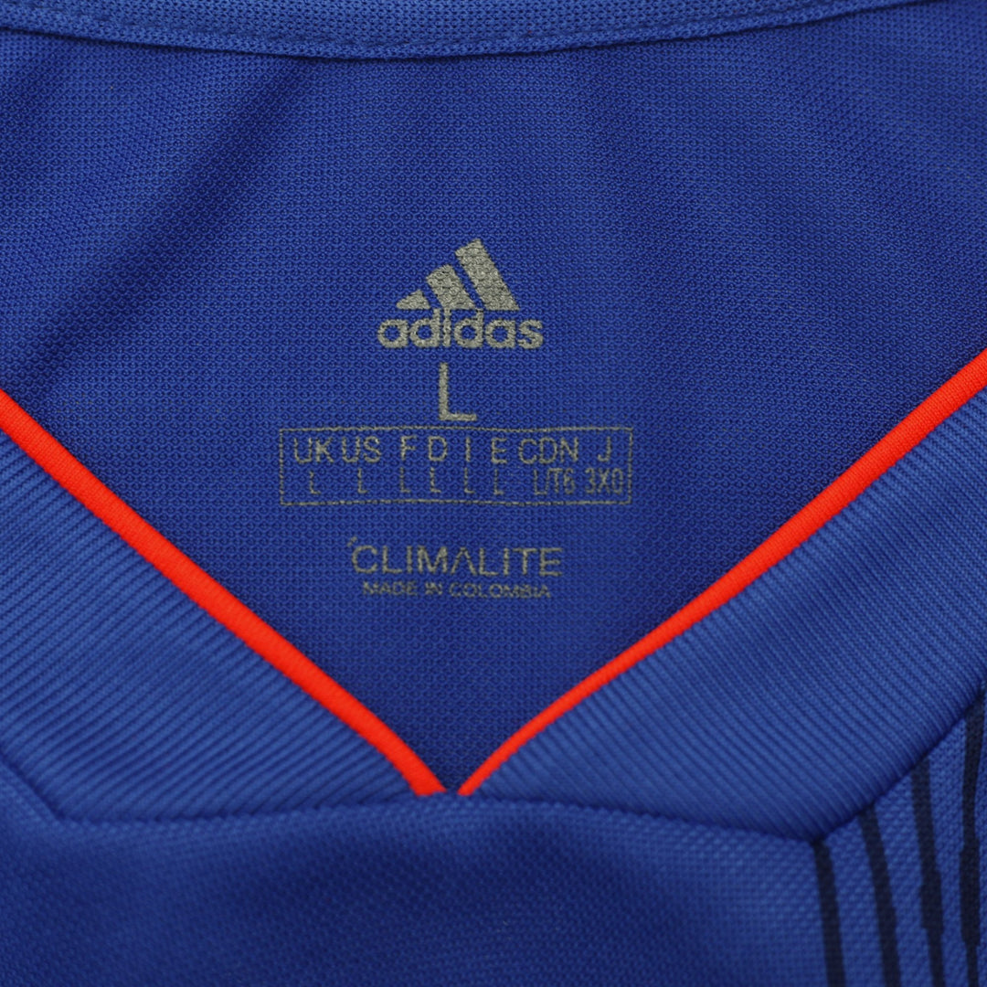 Mens Adidas Colombia 2018-19 Away Football Jersey Adidas Blue Orange Size L