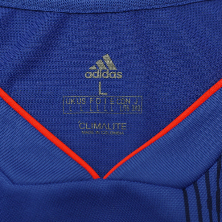 Mens Adidas Colombia 2018-19 Away Football Jersey Adidas Blue Orange Size L