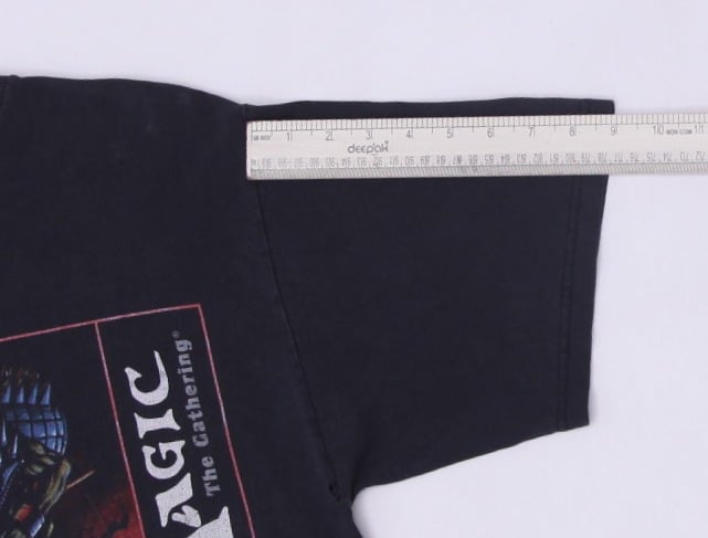 Vintage Mens Nice Man T-Shirt Black Magic Graphic 1996 | Migration_T-Shirts - View 14 | Fashion Rerun