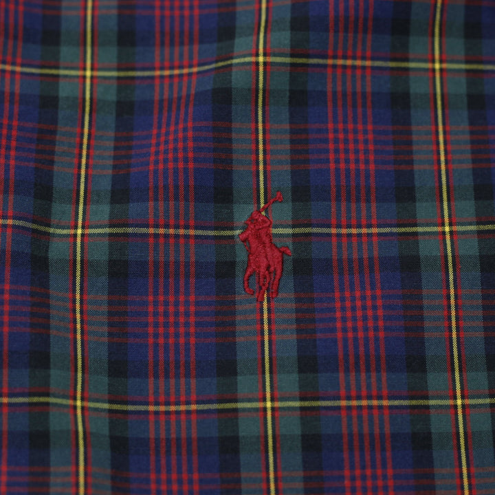 Mens Ralph Lauren Classic Fit Plaid Long Sleeve Shirt Size 16/L