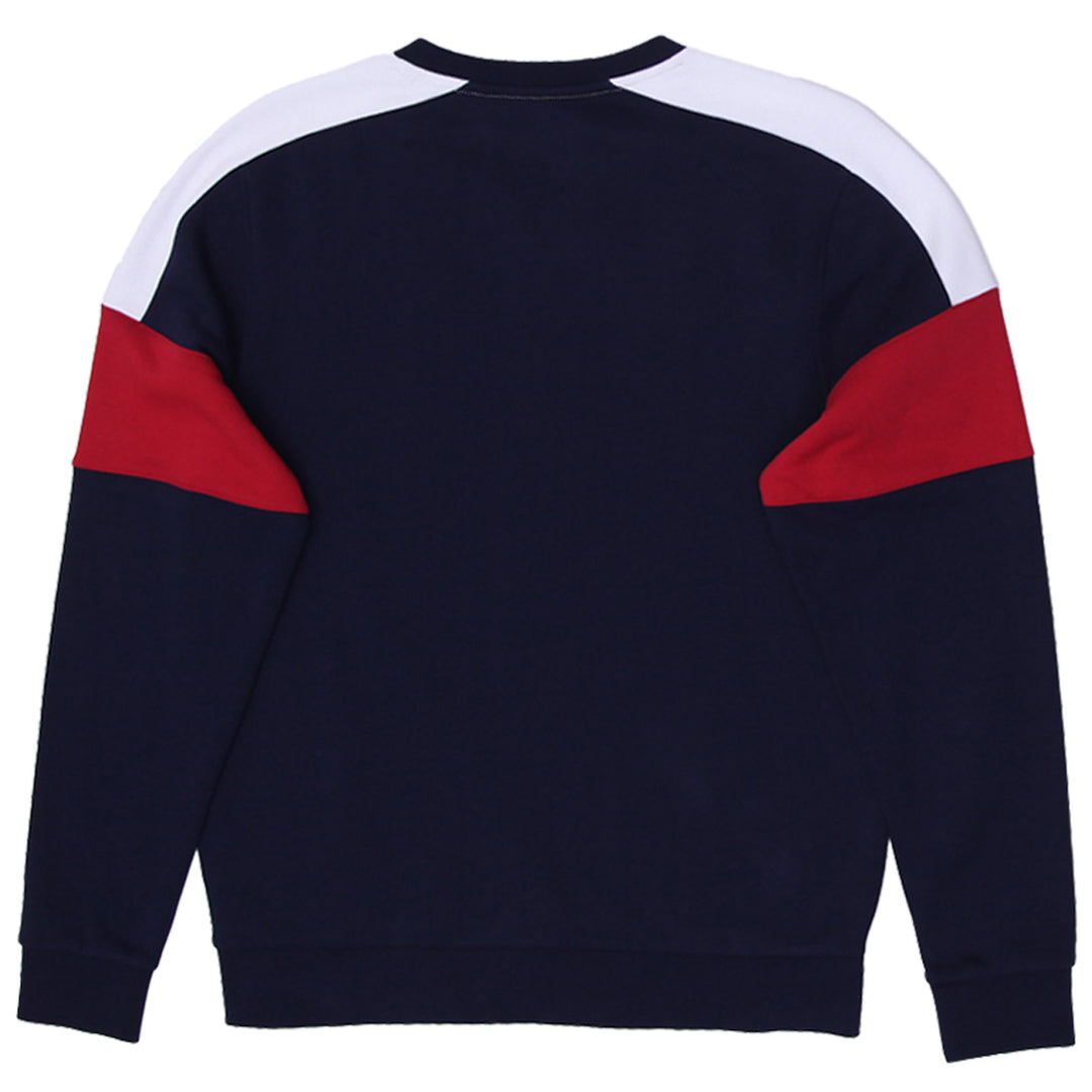 Lacoste Men's Sport Classic Mini Logo Colour Block Crewneck Sweatshirt