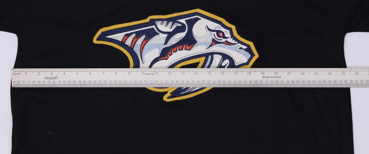 Vintage Black CCM Center Ice NHL Nashville Predators Hockey Jersey XL | Migration_Jerseys - View 8 | Fashion Rerun