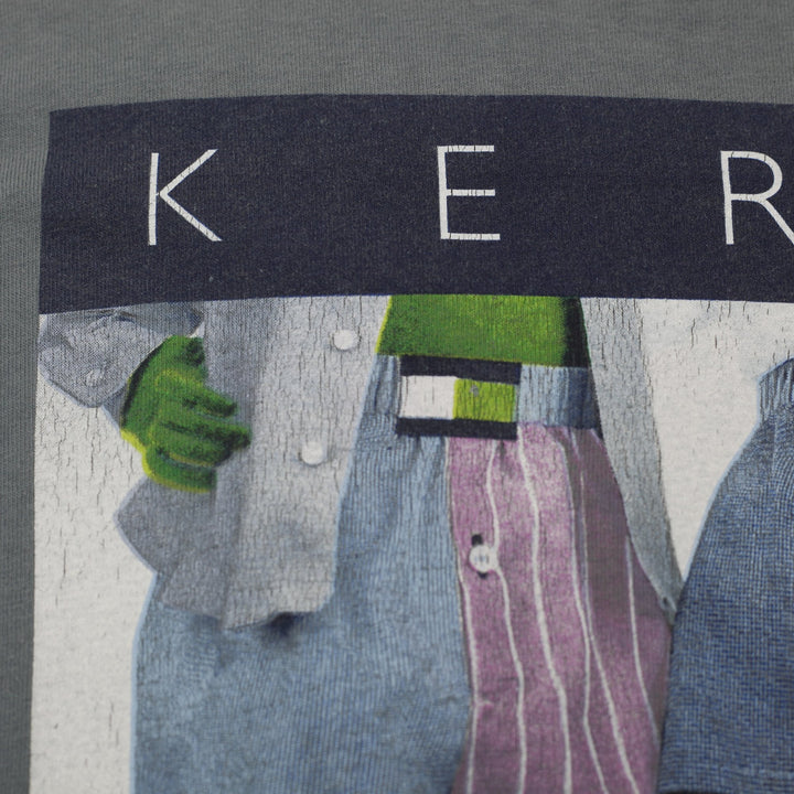 Vintage 90s Kermit Muppets Tommy Hilfiger Parody T-Shirt Size XL