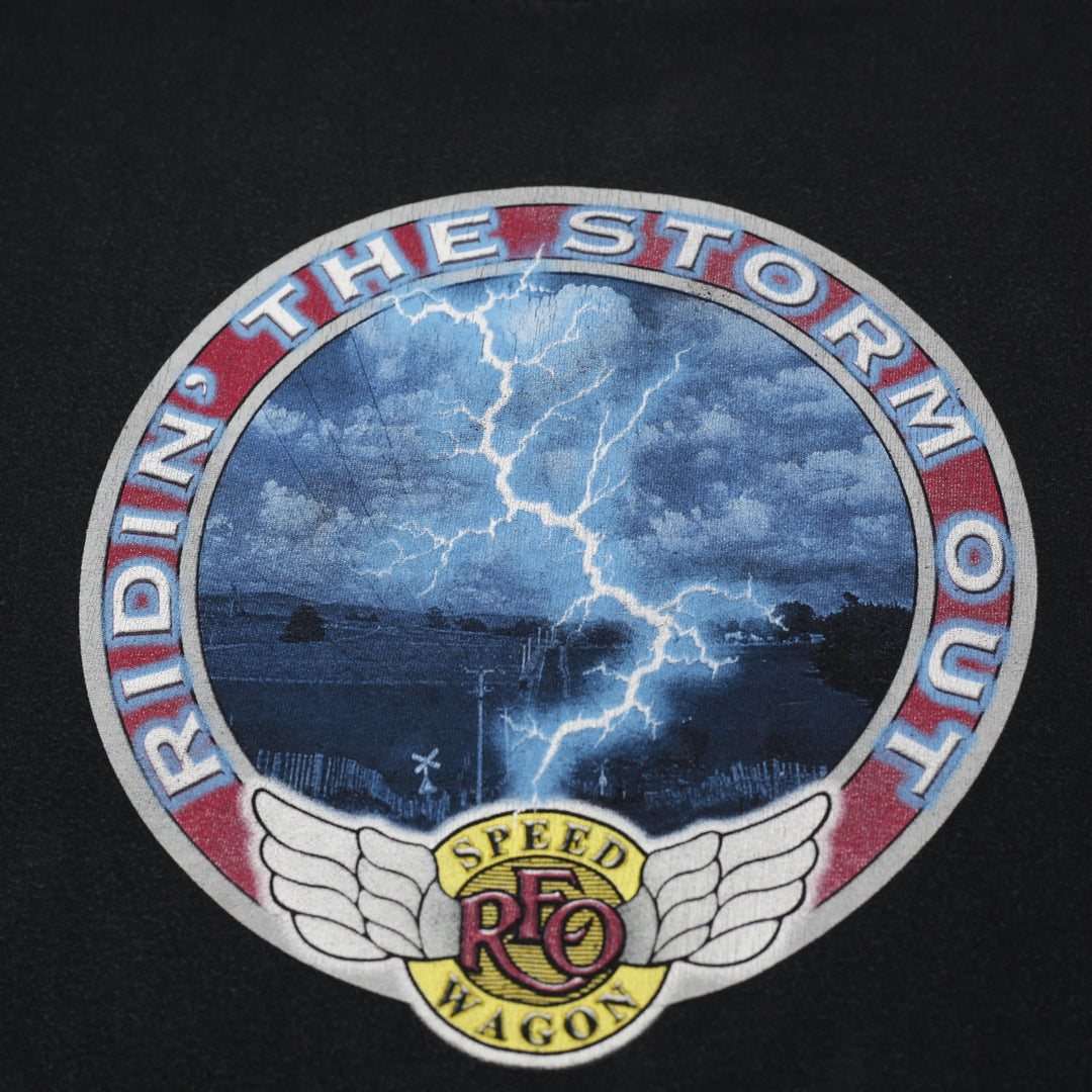 Vintage All Sport Events REO Speedwagon Ridin' The Storm Out T-Shirt S.Stitch Size XL