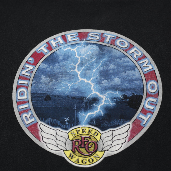 Vintage All Sport Events REO Speedwagon Ridin' The Storm Out T-Shirt S.Stitch Size XL