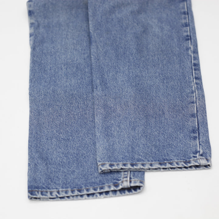 Vintage Ladies Tommy Hilfiger Striped Waistband Straight Leg Jeans Size 16