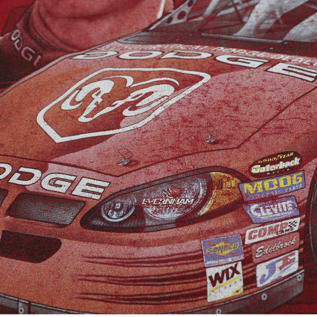 Vintage 2005 Chase Authentic Kasey Kahne 9 Dodge AOP Racing T-Shirt Red Size XL
