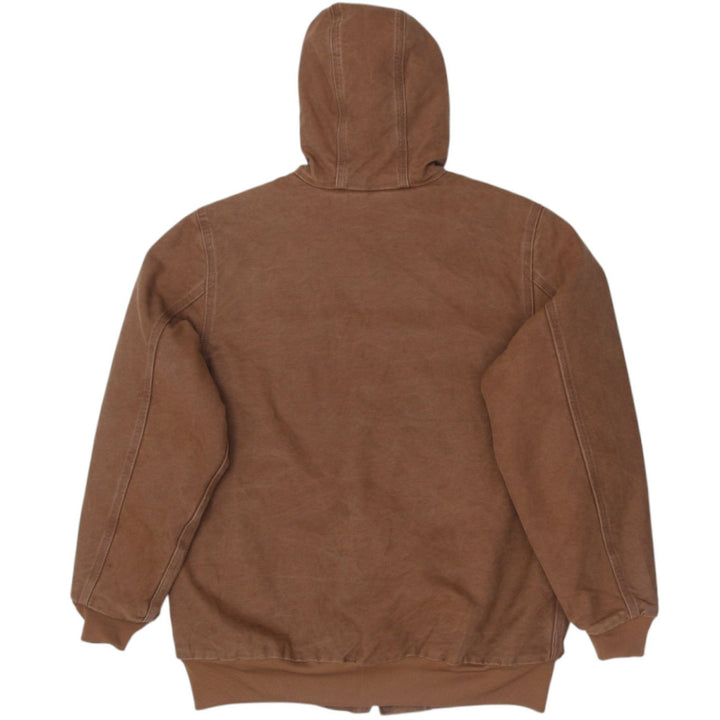 Ladies Carhartt 102745-211 Duck Active Full Zip Hooded Jacket | Migration_Jackets - Side View | Fashion Rerun