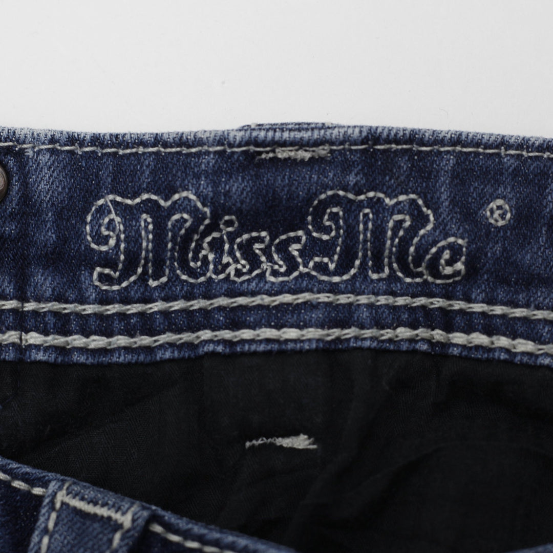 Y2K Ladies Rhinestone Embellished Bootcut Jeans Size 27 | Migration_Jeans & Pants - Back View | Fashion Rerun
