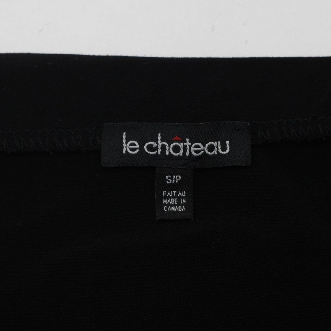 Y2K Ladies Le Chateau Strapless Tube Top Asymmetrical Hem Size S