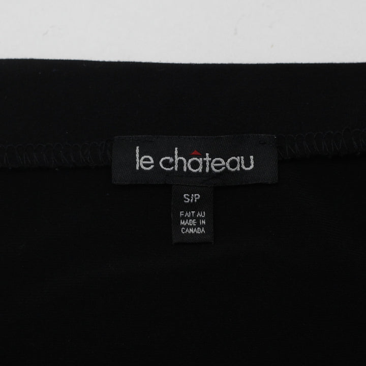Y2K Ladies Le Chateau Strapless Tube Top Asymmetrical Hem Size S