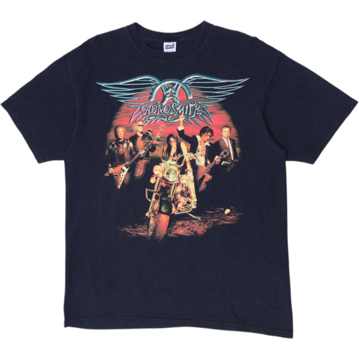 Vintage 2005 Anvil Aerosmith Rockin The Joint Tour T-Shirt Size XL
