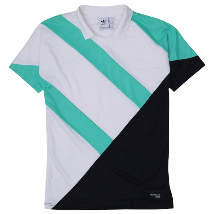 Mens Adidas Originals Eqt Colorblock Diagonal Stripes Short Sleeve Polo T-Shirt | Migration_T-Shirts UAENAT20 | Fashion Rerun
