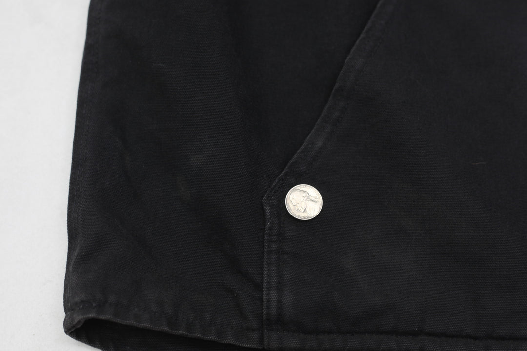 Mens V26 BLK Fleece Lined Carhartt Vest