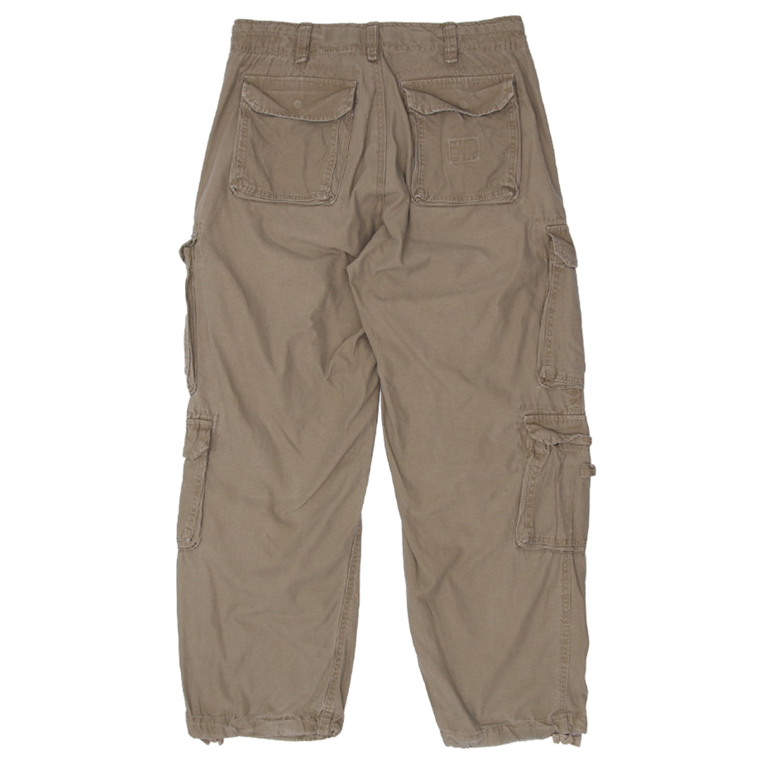 Mens Brown Cargo Pants - Fashion Rerun Vintage Migration_Pants