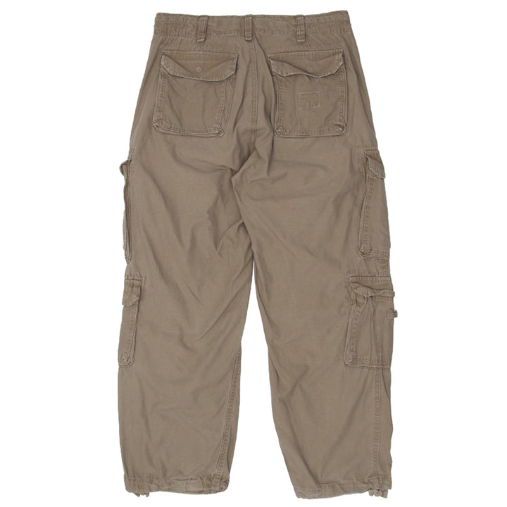 Mens Brown Cargo Pants - Fashion Rerun Vintage Migration_Pants