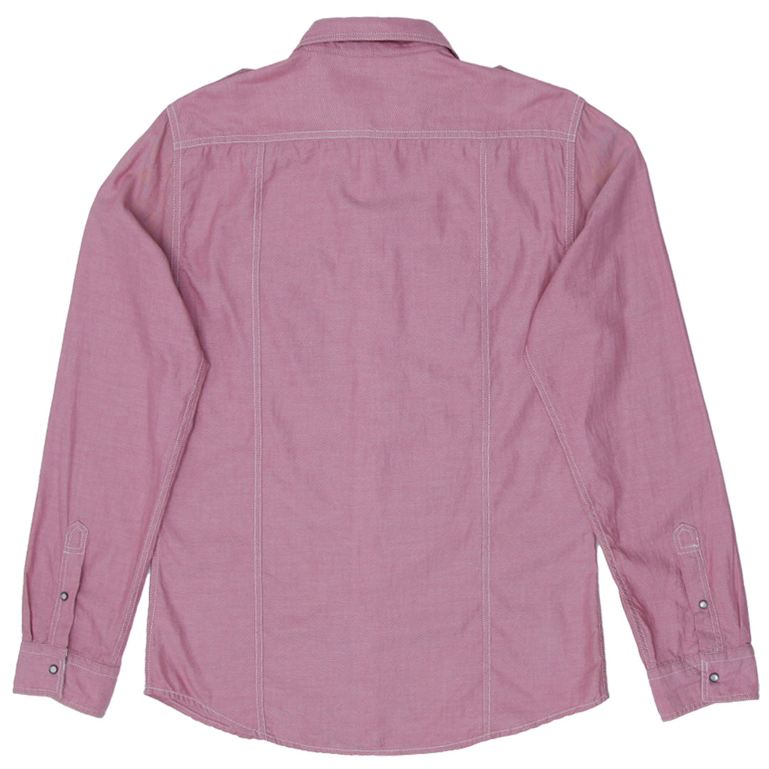 Mens Guess Button Long Sleeve Shirt