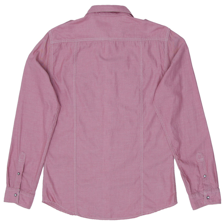 Mens Guess Button Long Sleeve Shirt