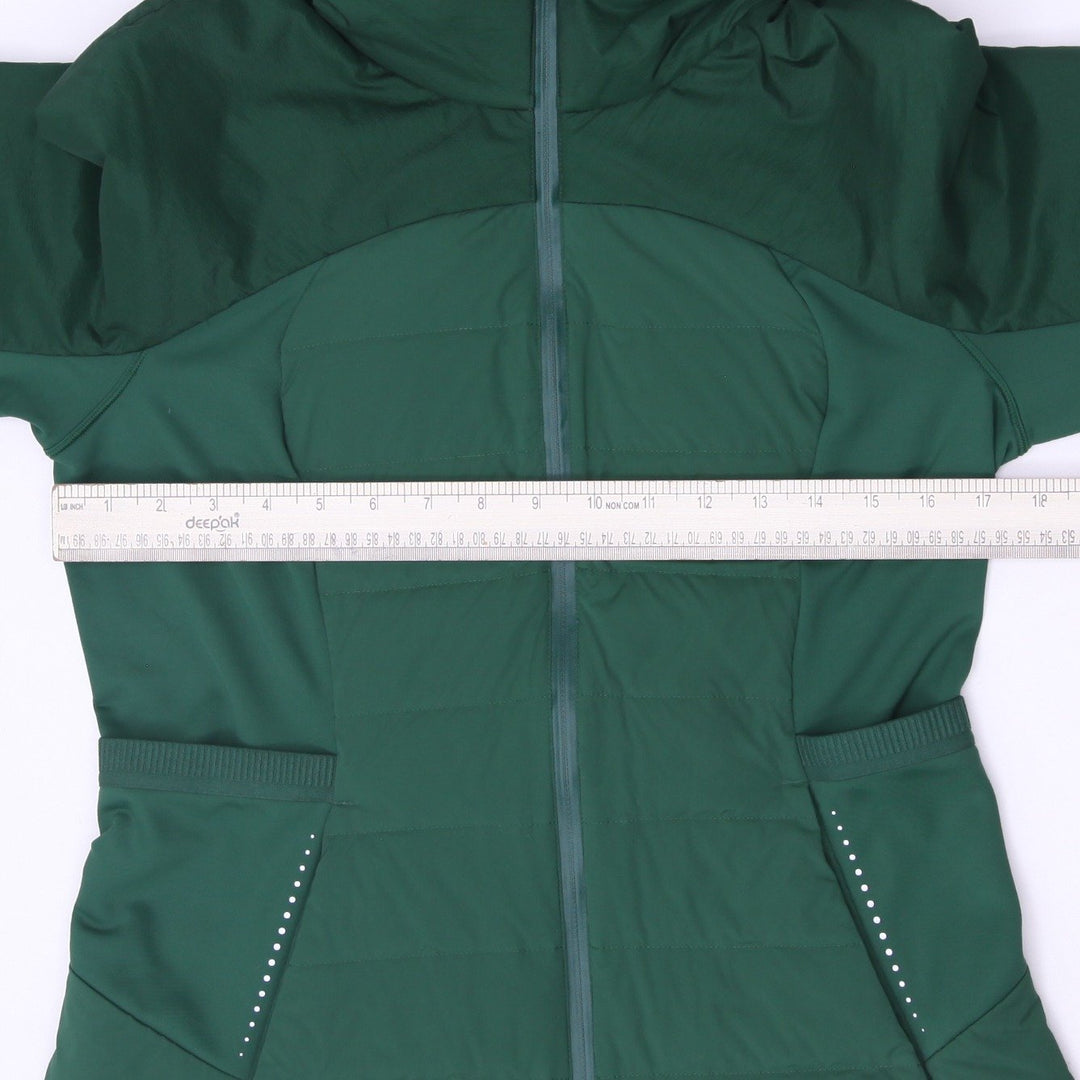 Ladies Lululemon Down For It All Hybrid Running Hooded Puffer Jacket Size 10