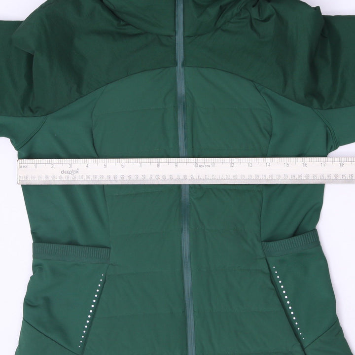 Ladies Lululemon Down For It All Hybrid Running Hooded Puffer Jacket Size 10
