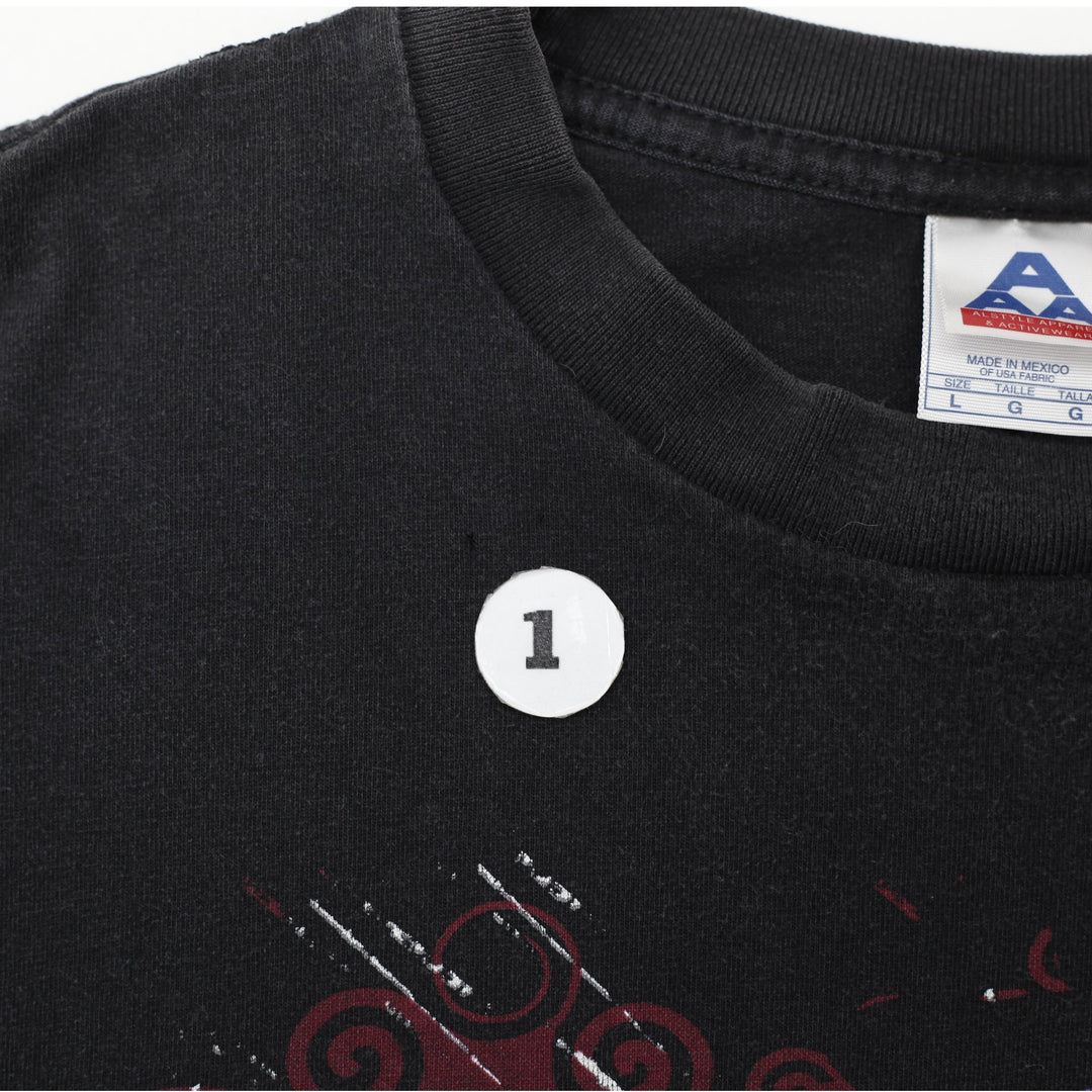 Vintage Mens AC/DC Band T-Shirt Black Graphic Logo | Migration_T-Shirts - Detail View | Fashion Rerun