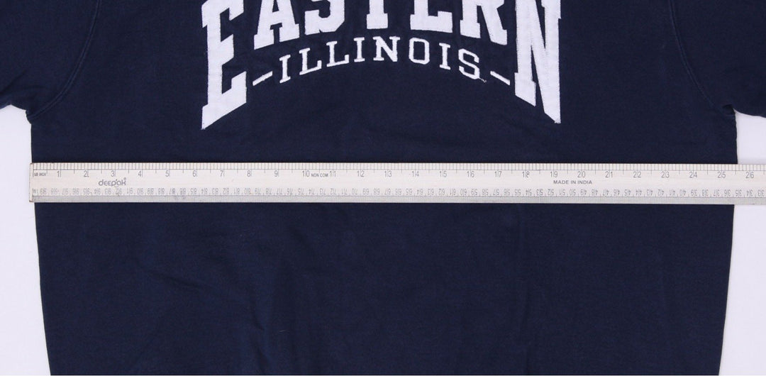 Vintage Champion Embroidered Eastern Illinois Logo Sweatshirt | Migration_Sweatshirt - Detail View | Fashion Rerun