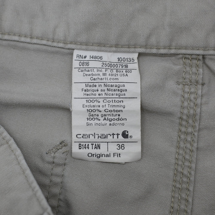 Mens Carhartt B144 Workwear Cotton Chino Shorts Size 36