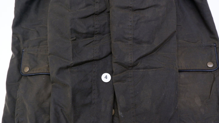 Mens Barbour Hartlington Wax Button Jacket Olive | Migration_Jackets UAENAT20 - View 9 | Fashion Rerun