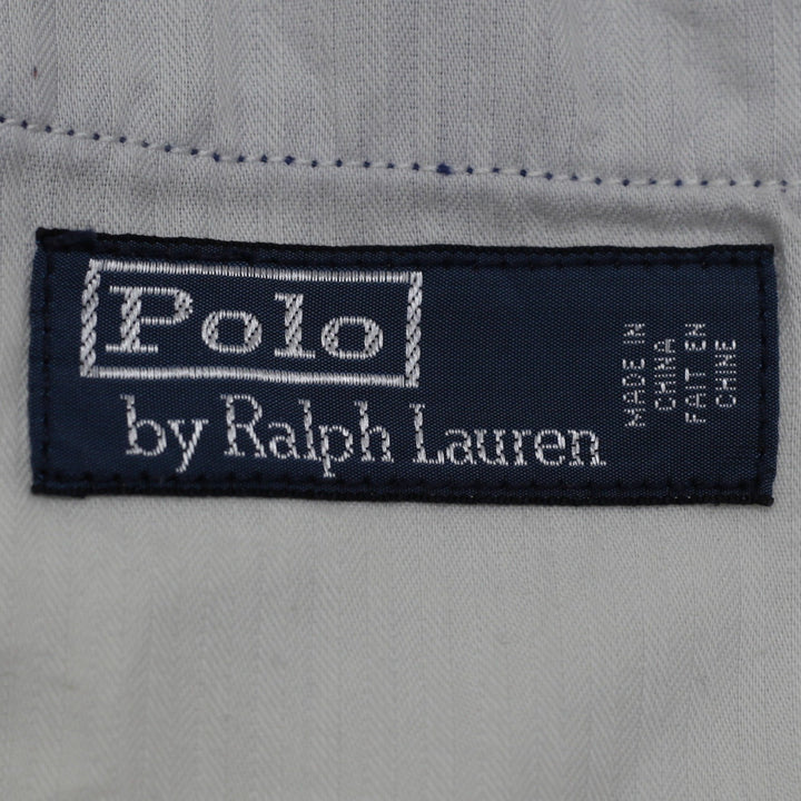 Mens Polo Ralph Lauren Trousers Navy Blue Corduroy Casual Elegant