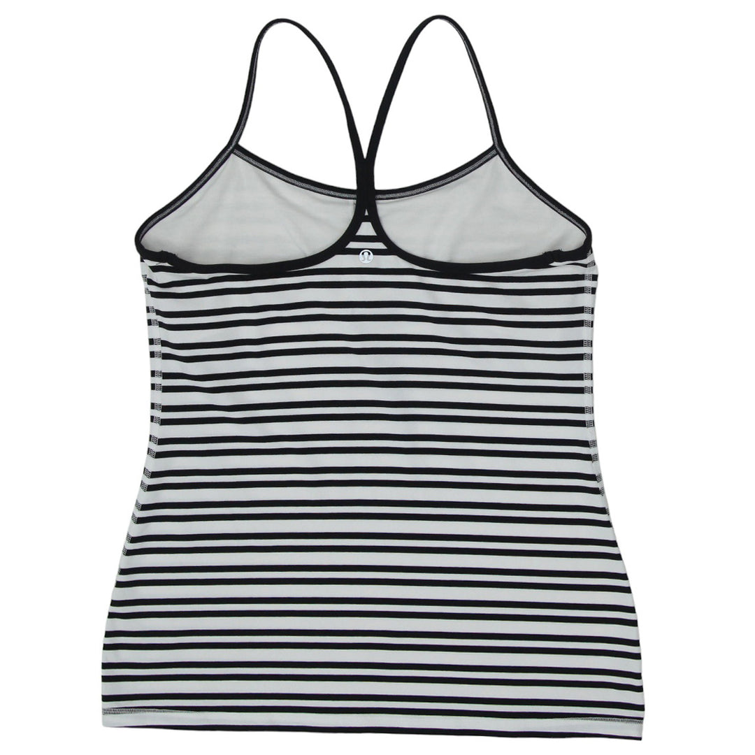 Ladies Lululemon Strappy Striped tank Top