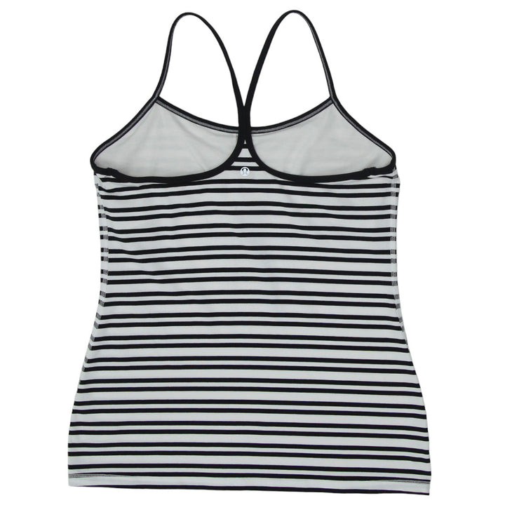 Ladies Lululemon Strappy Striped tank Top