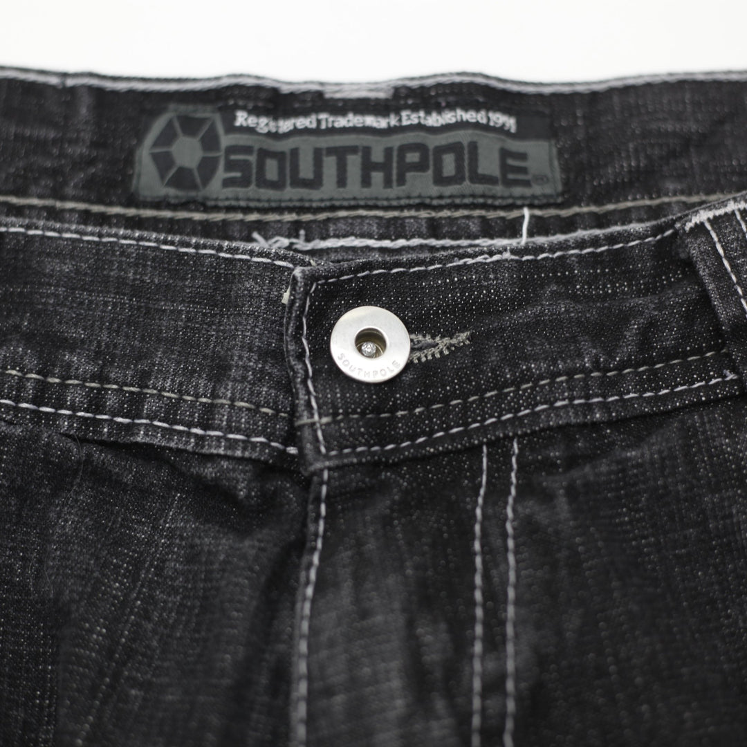 Y2K Mens Southpole 4180 Casual Style Denim Shorts Size 32